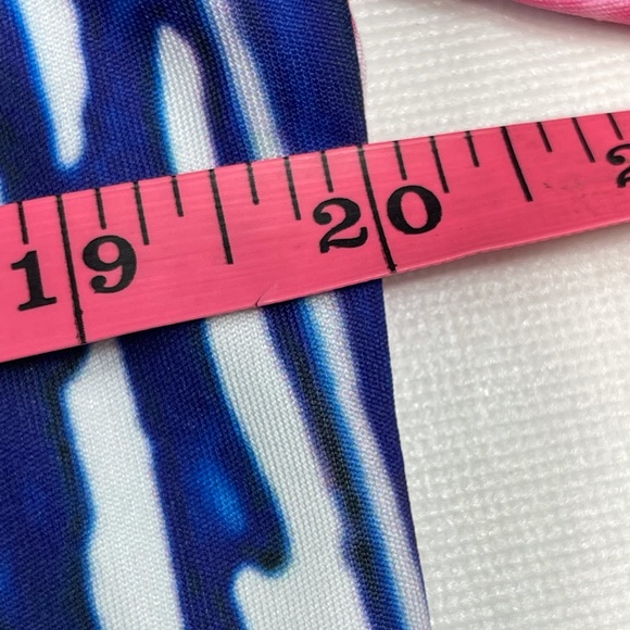 Chic Rainbow Dripping Paint 3D Print Short Sleeve Slim Fit White T-Shirt - Picture 5 of 6